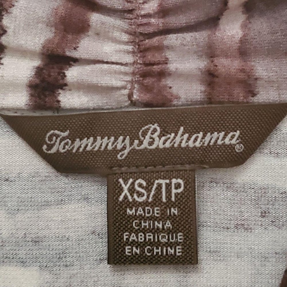 Tommy Bahama Women's Tiger Tide Animal Print V-Neck Long Sleeve Dress Size XS/TP - Picture 8 of 16